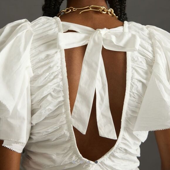 Women's Love The Label Ruffled Mini Dress - Picture 4 of 7